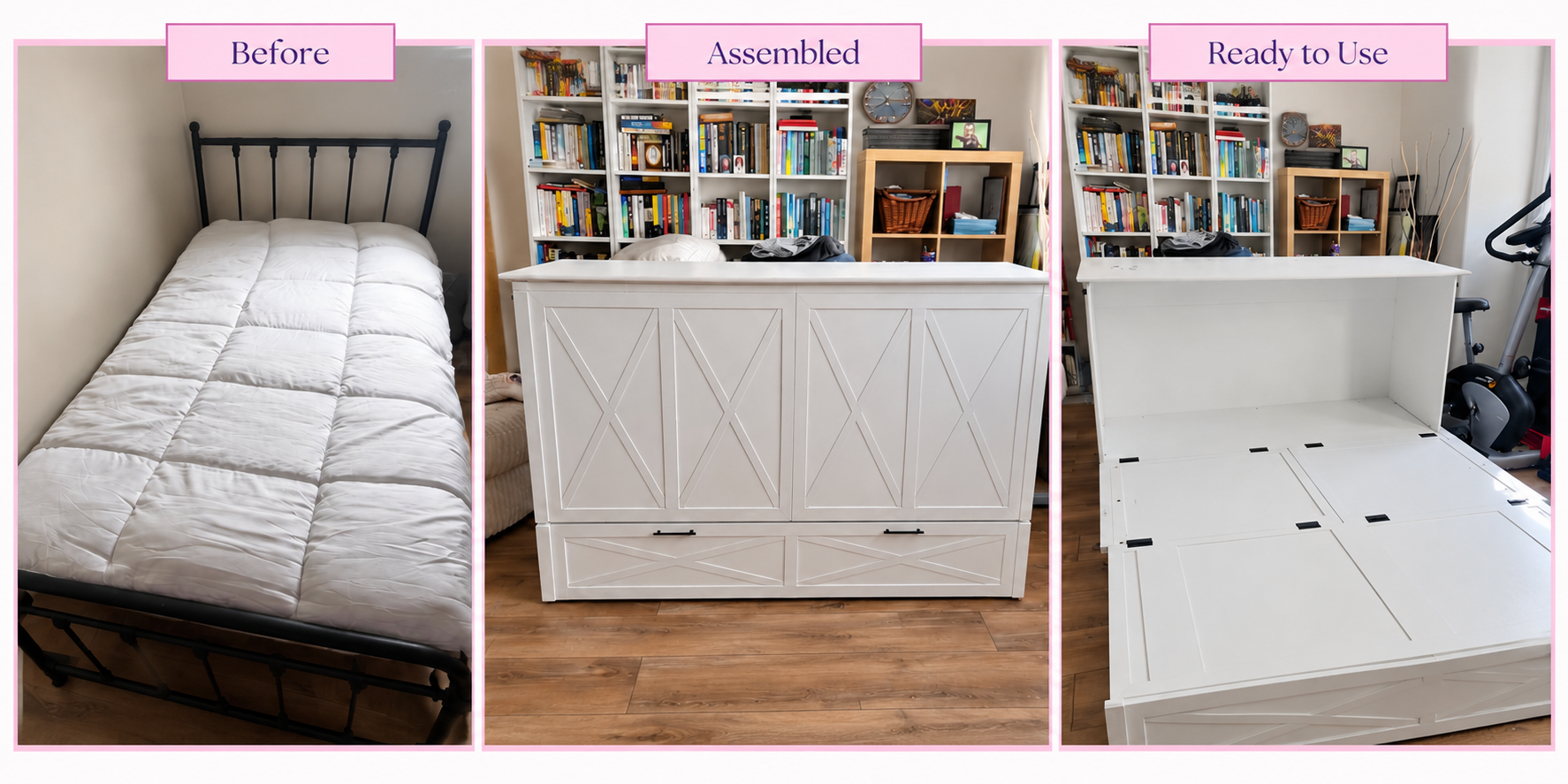 A refreshed bedroom by Handy-Lady Helper